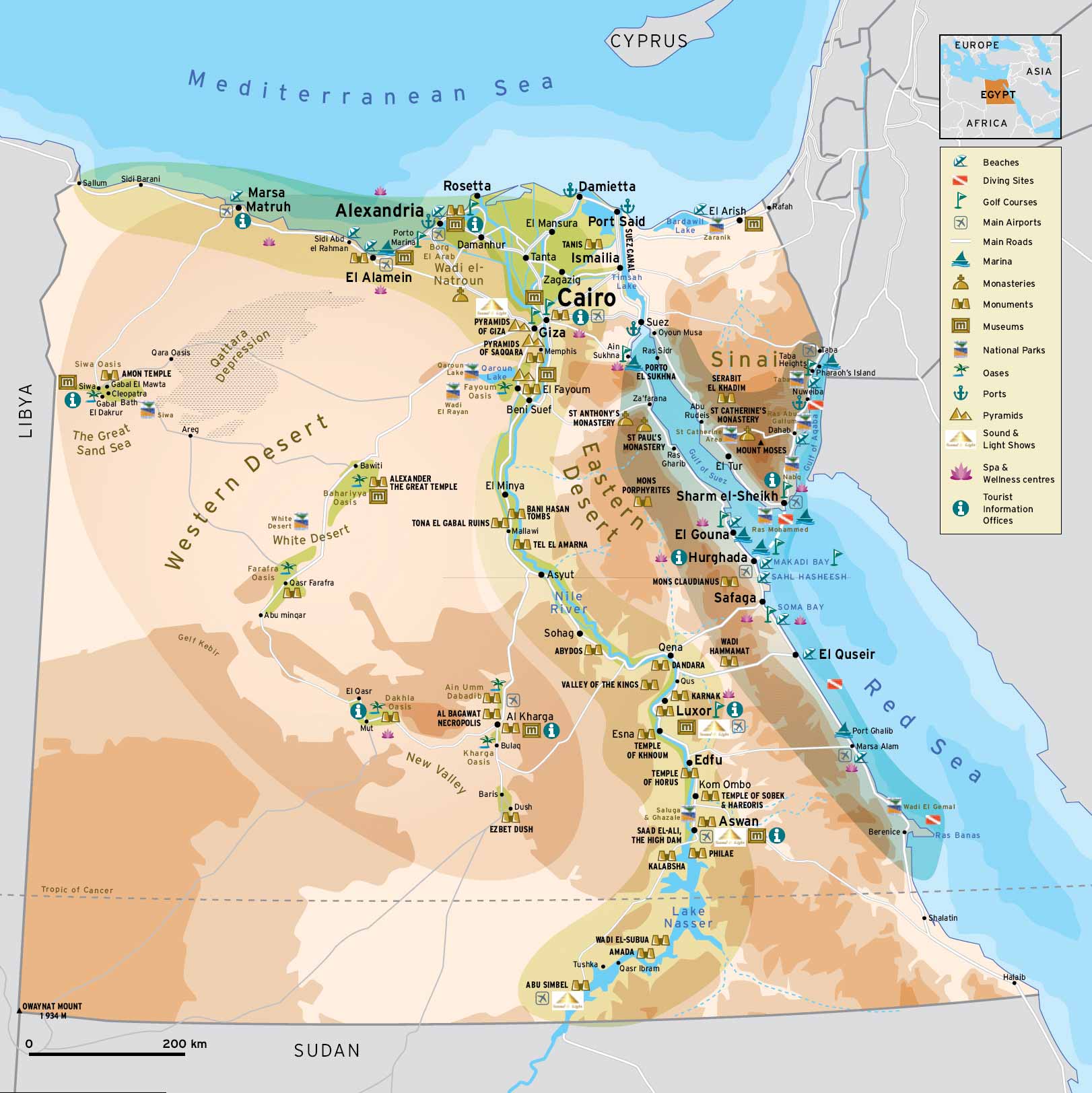Description: Description: Description: Description: Description: Egipat mapa
